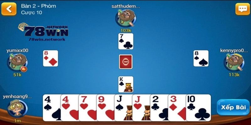 Bạn có thể dễ dàng giải trí trong game bài phỏm của 78win Bạn có thể dễ dàng giải trí trong game bài phỏm của 78win